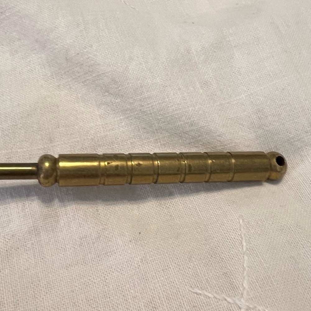 Vintage Brass Angel Candle Snuffer Douter 10” Decor - Picture 2 of 7